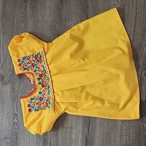 Yellow Mexican Blouse